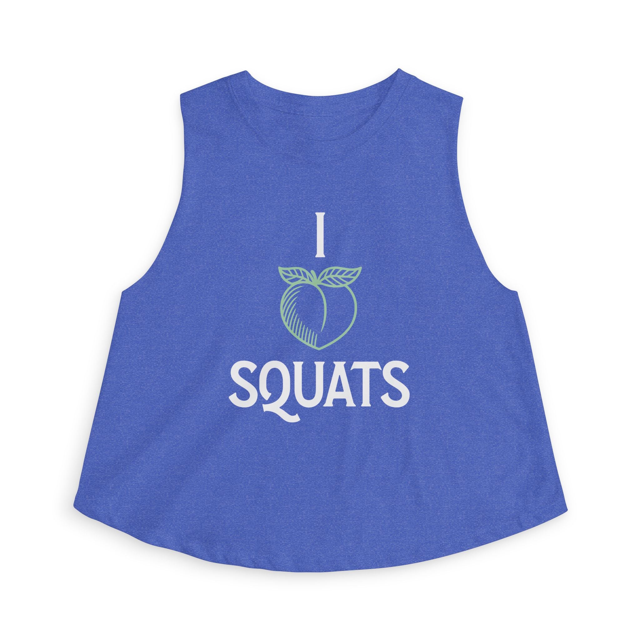 I Heart Squats Crop Top | Weightlifting Tank Top for Women