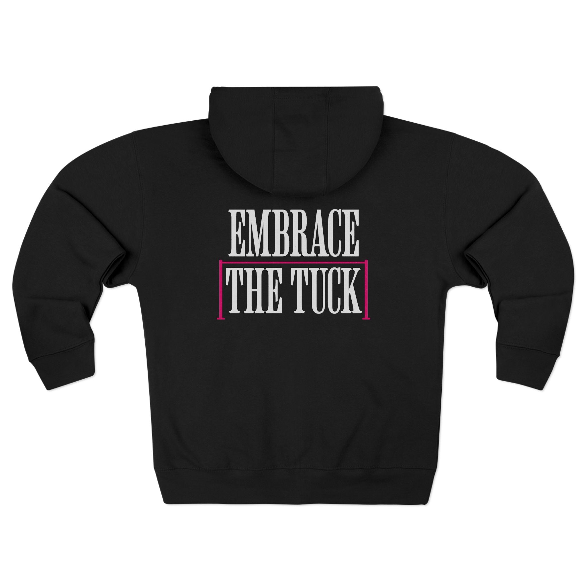 Embrace the Tuck Barre Zip Up Hoodie | Women's Motivation Workout Sweatshirt