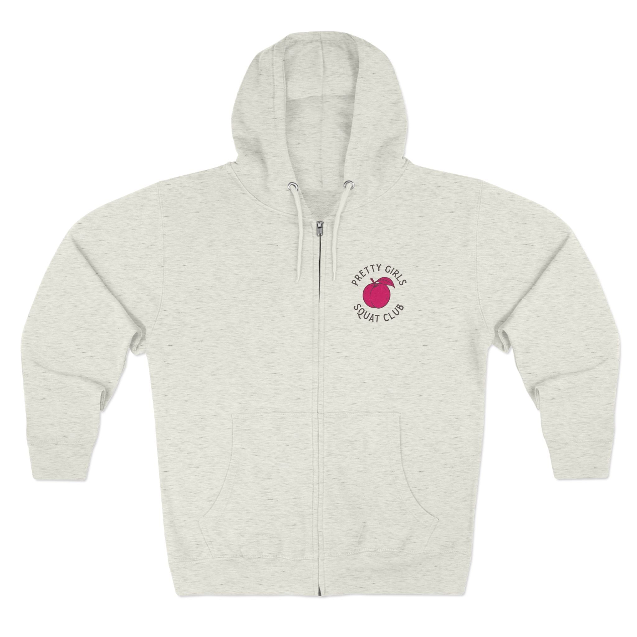 Lift Heavy Sht Zip Up Hoodie | Funny Women's Workout Sweatshirt