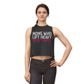 Moms Who Lift Heavy Stay Sane Crop Top | Fitness Mom Workout Tank
