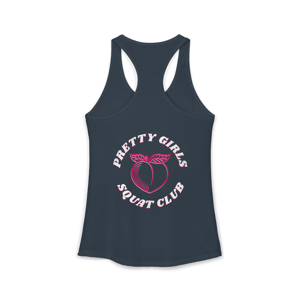 Embrace the Tuck Barre Tank Top | Women's Workout Humor Racerback Shirt