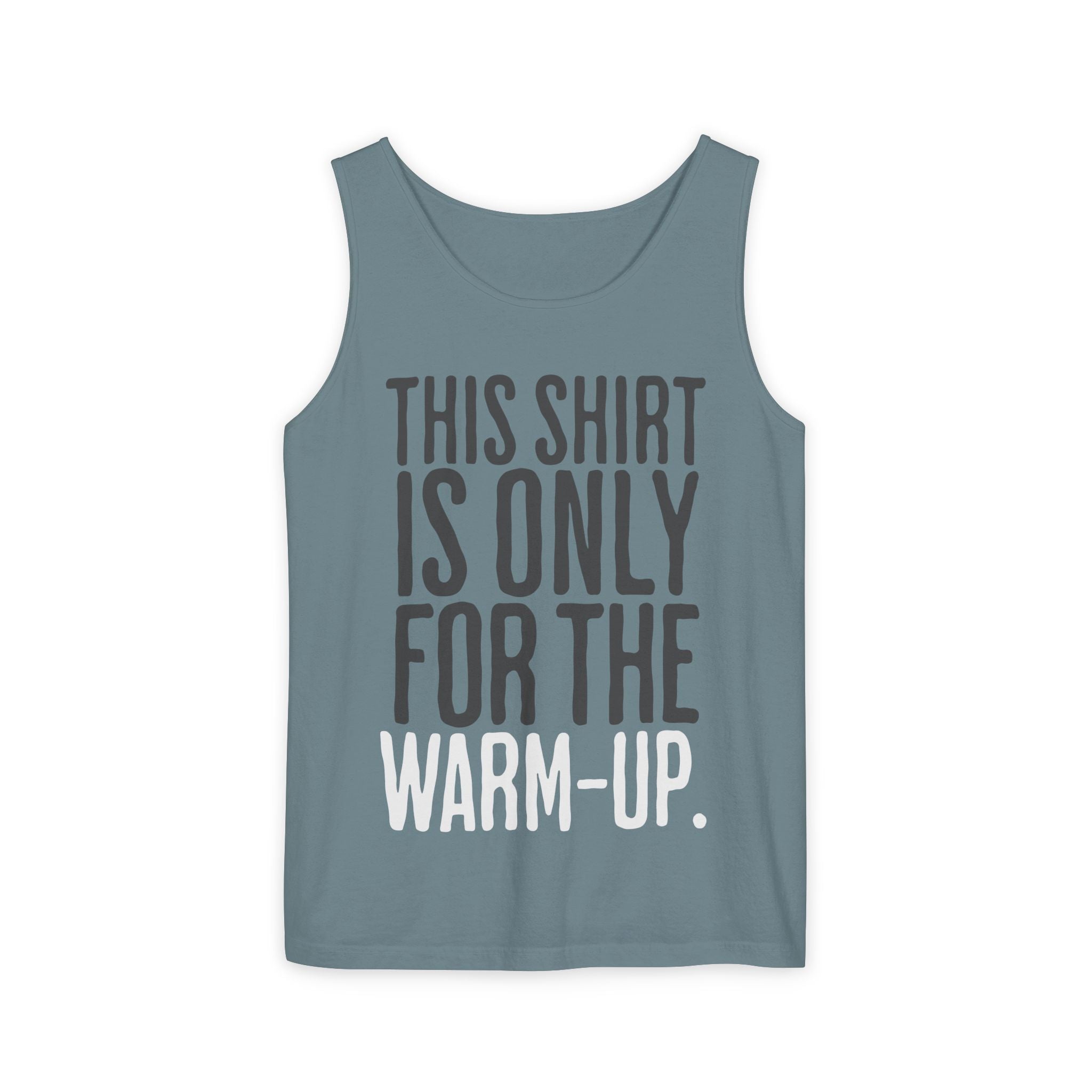 This Shirt is Only for the Warm Up Tank Funny Crossfit Shirt Gym Humor Top Workout T-shirt