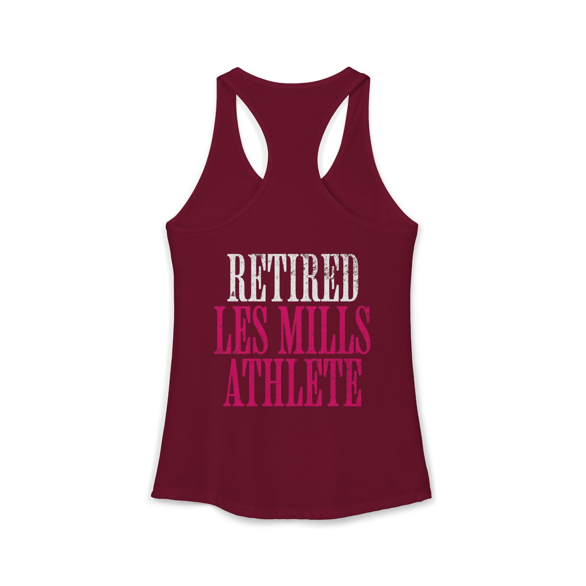 Retired Les Mills Athlete Workout Racerback Tank | Women's Gym Humor Top
