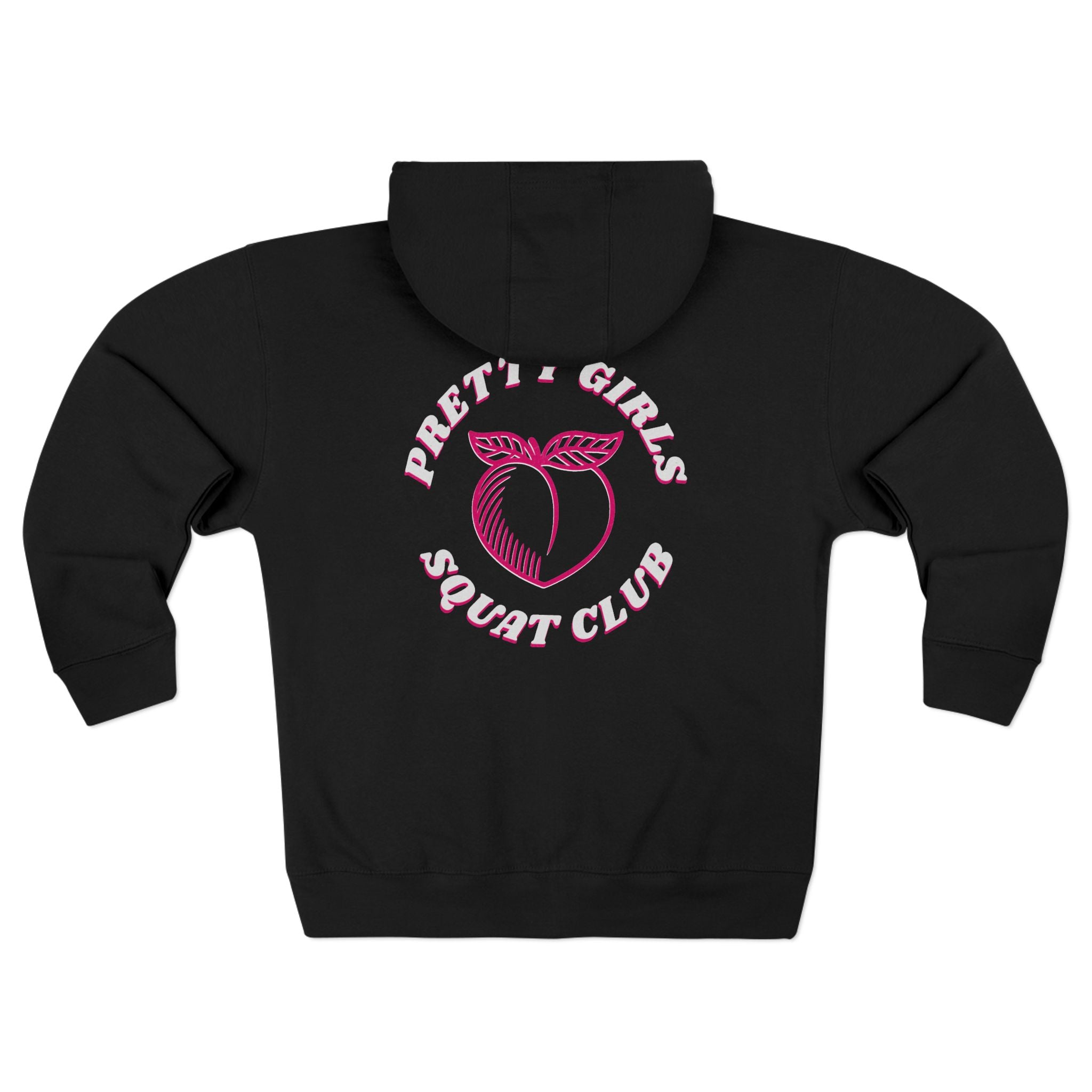 Pretty Girls Squat Club Zip Up Hoodie | Women's Gym Sweatshirt