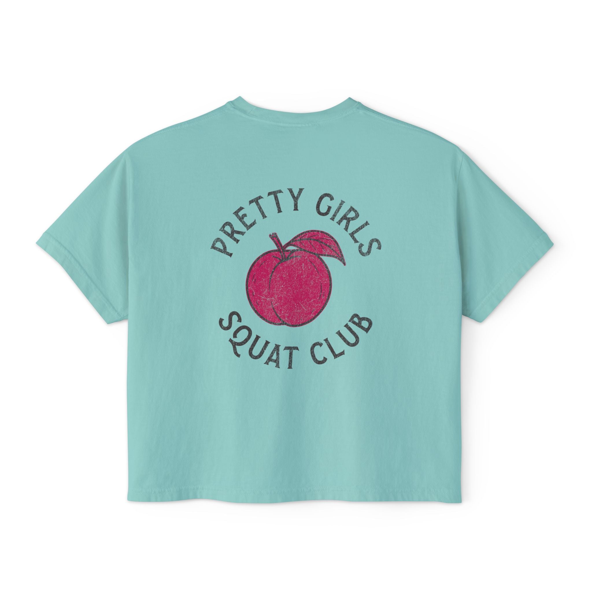 Moms Who Lift Heavy Stay Sane Boxy Tee | Fit Mom Workout Crop Top