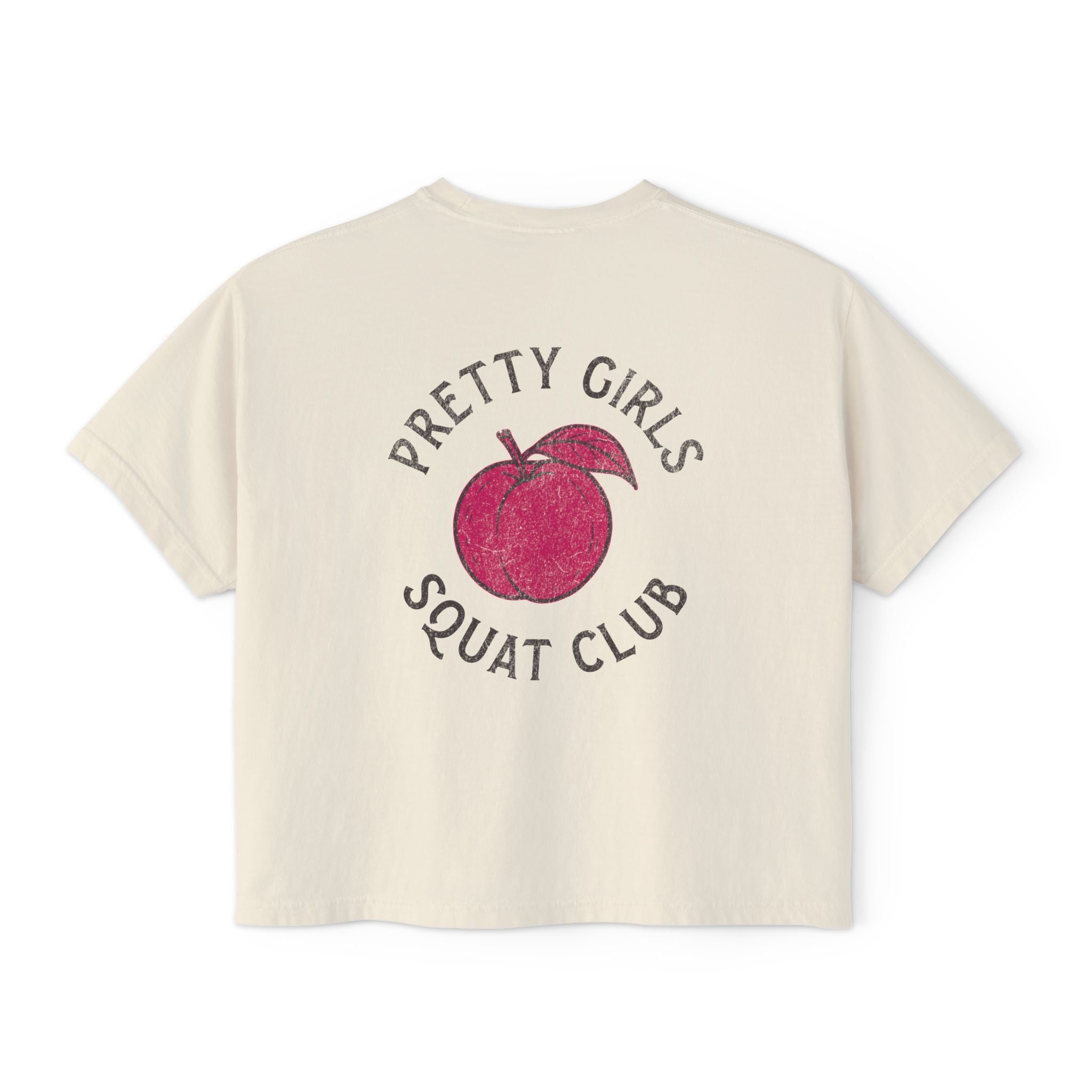 Moms Who Lift Heavy Stay Sane Boxy Tee | Fit Mom Workout Crop Top