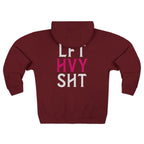 Lift Heavy Sht Zip Up Hoodie | Funny Women's Workout Sweatshirt