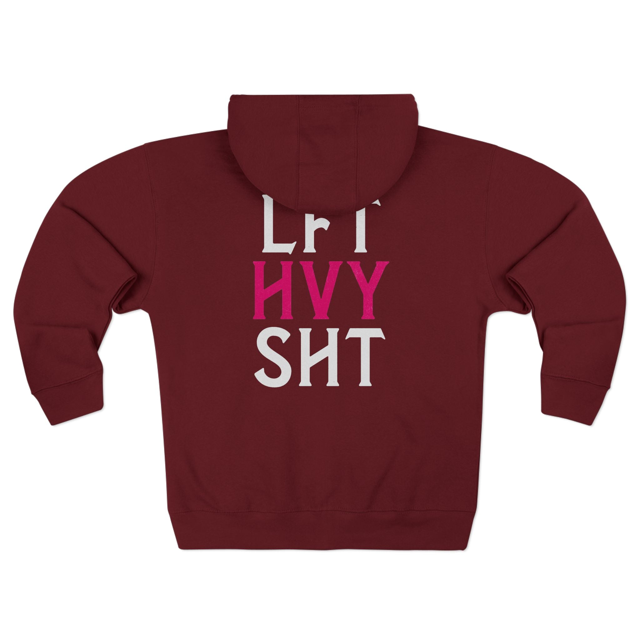 Lift Heavy Sht Zip Up Hoodie | Funny Women's Workout Sweatshirt
