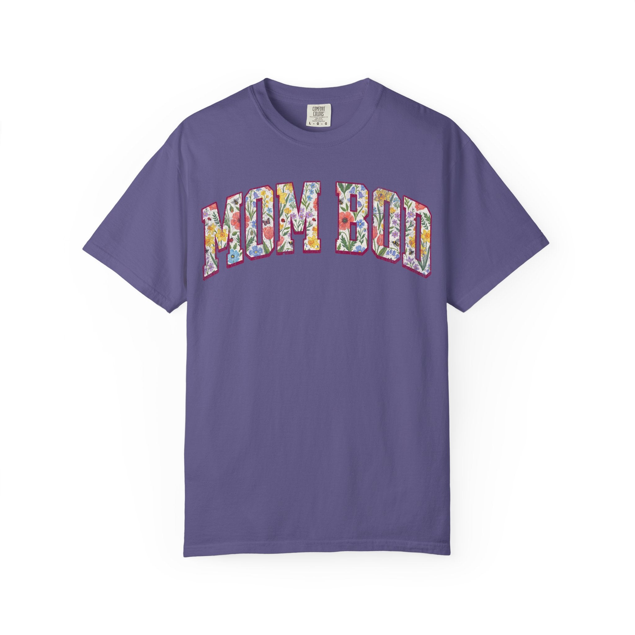 Mom Bod Floral T-shirt — Mothers Day Comfort Colors Tee