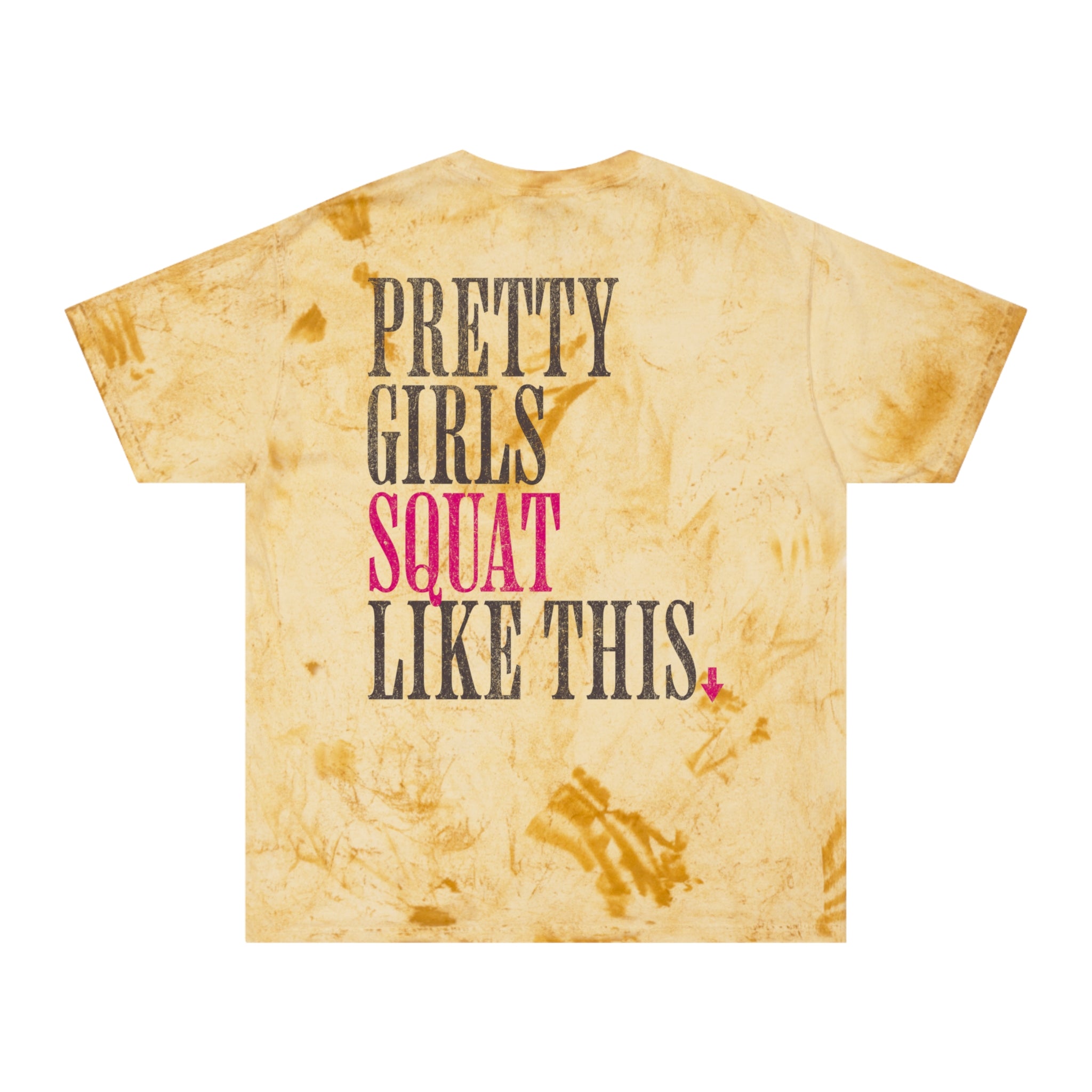 Pretty Girls Squat Like This T-shirt | Gym Humor Women's Workout Tee