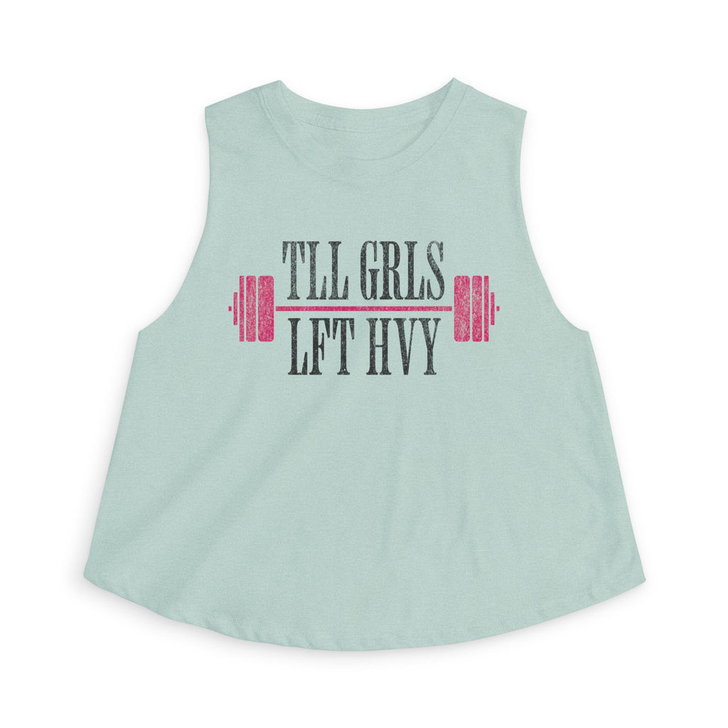 Tall Girls Lift Heavy Crop Top | Women's Weighlifting Tank Top