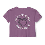 Well-Fed and Flourishing Crop Top | Women's Funny Crossfit T-shirt