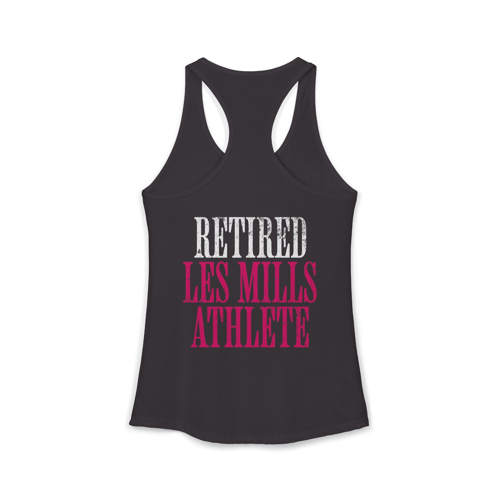 Retired Les Mills Athlete Workout Racerback Tank | Women's Gym Humor Top