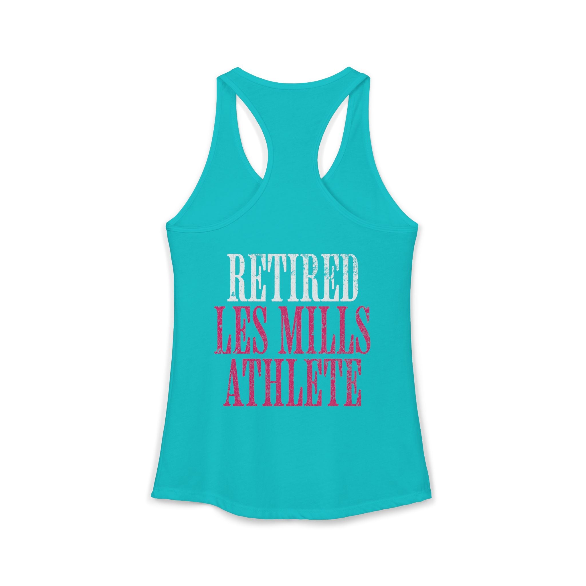 Retired Les Mills Athlete Workout Racerback Tank | Women's Gym Humor Top