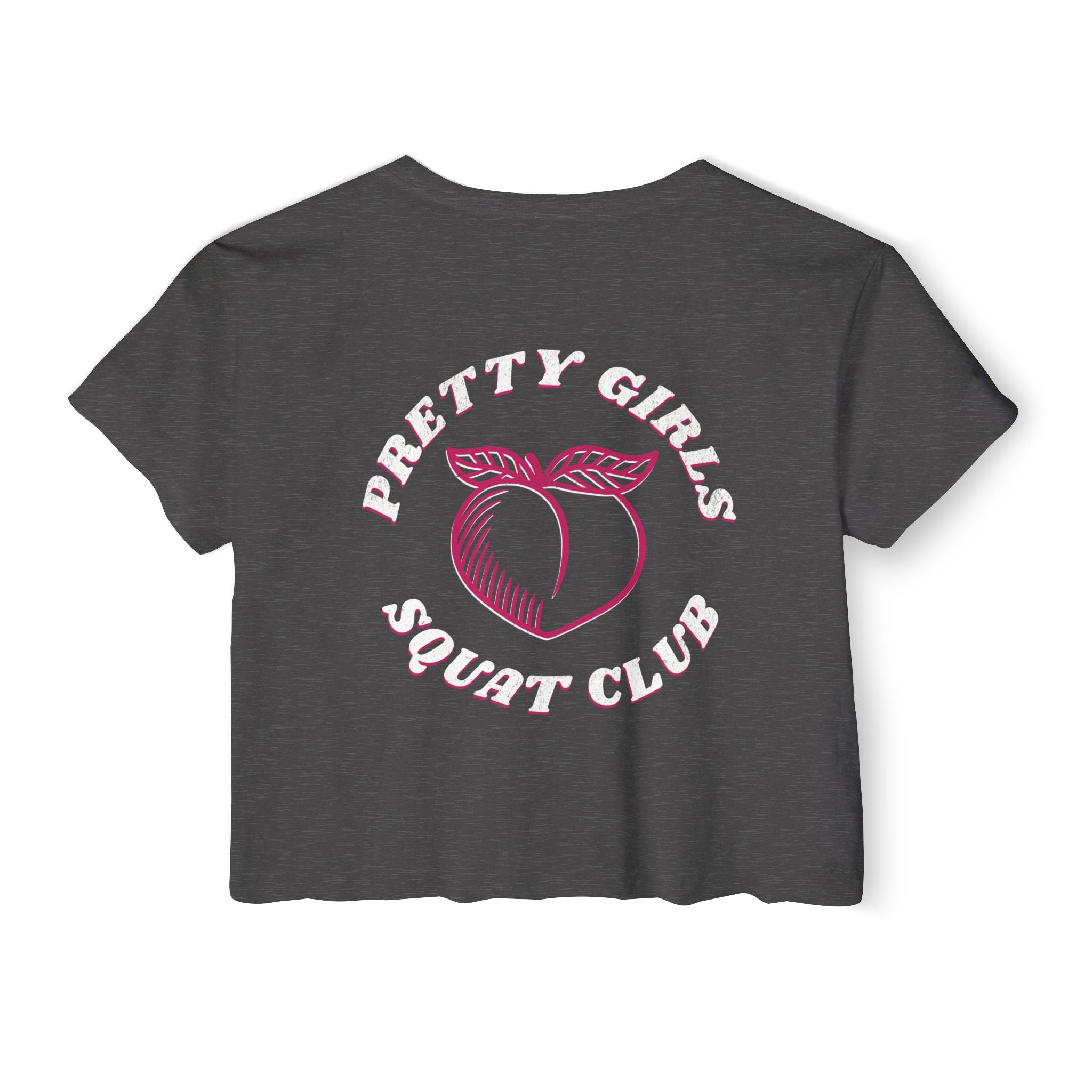 This Shirt Is Only for the Warm-up Crop T-shirt | Funny Women's Crossfit Gym T-shirt