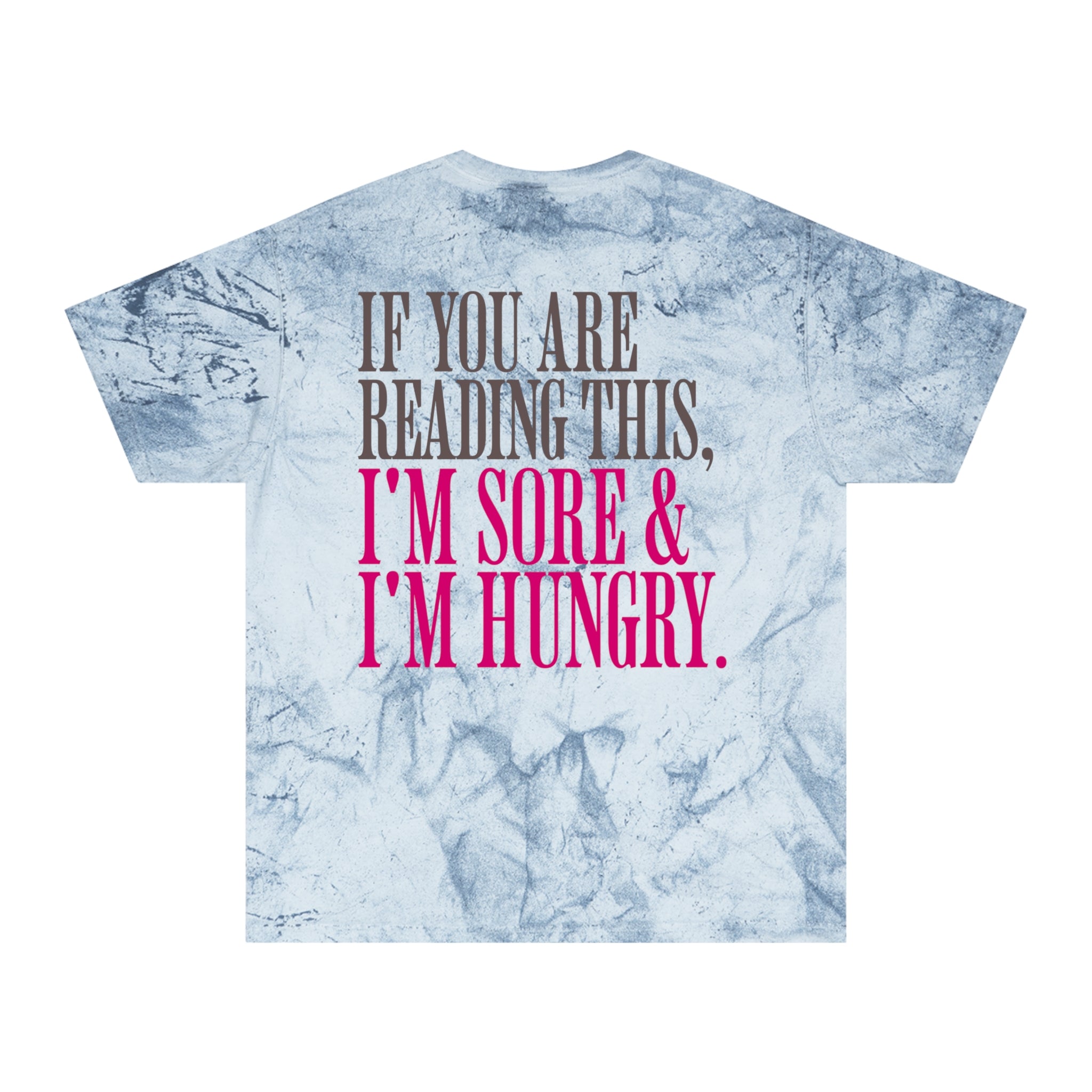 I'm Sore and I'm Hungry Crossfit T-shirt | Funny Unisex Weightlifting Top | Gym Motivation Workout Tee