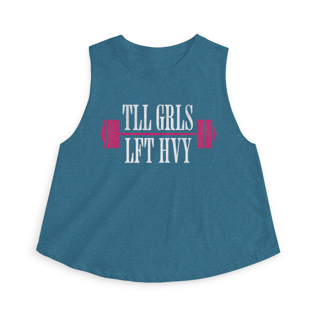 Tall Girls Lift Heavy Crop Top | Women's Weighlifting Tank Top