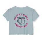 This Shirt Is Only for the Warm-up Crop T-shirt | Funny Women's Crossfit Gym T-shirt