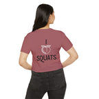 I Heart Squats Crop Top | Women's Weightlifting Workout Shirt