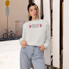 Pretty Girls Squat Club Cropped Pullover | Women's Workout Sweatshirt