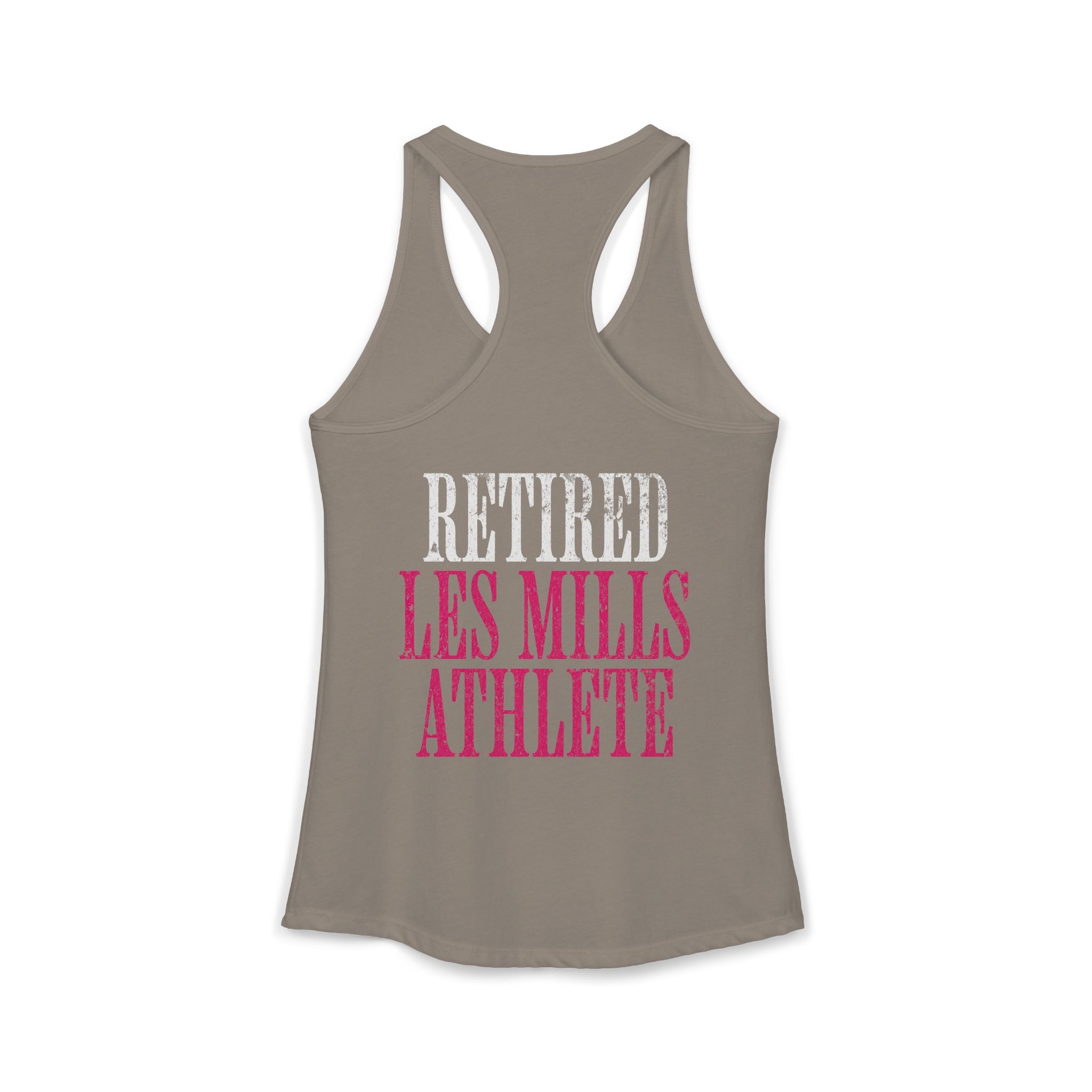 Retired Les Mills Athlete Workout Racerback Tank | Women's Gym Humor Top