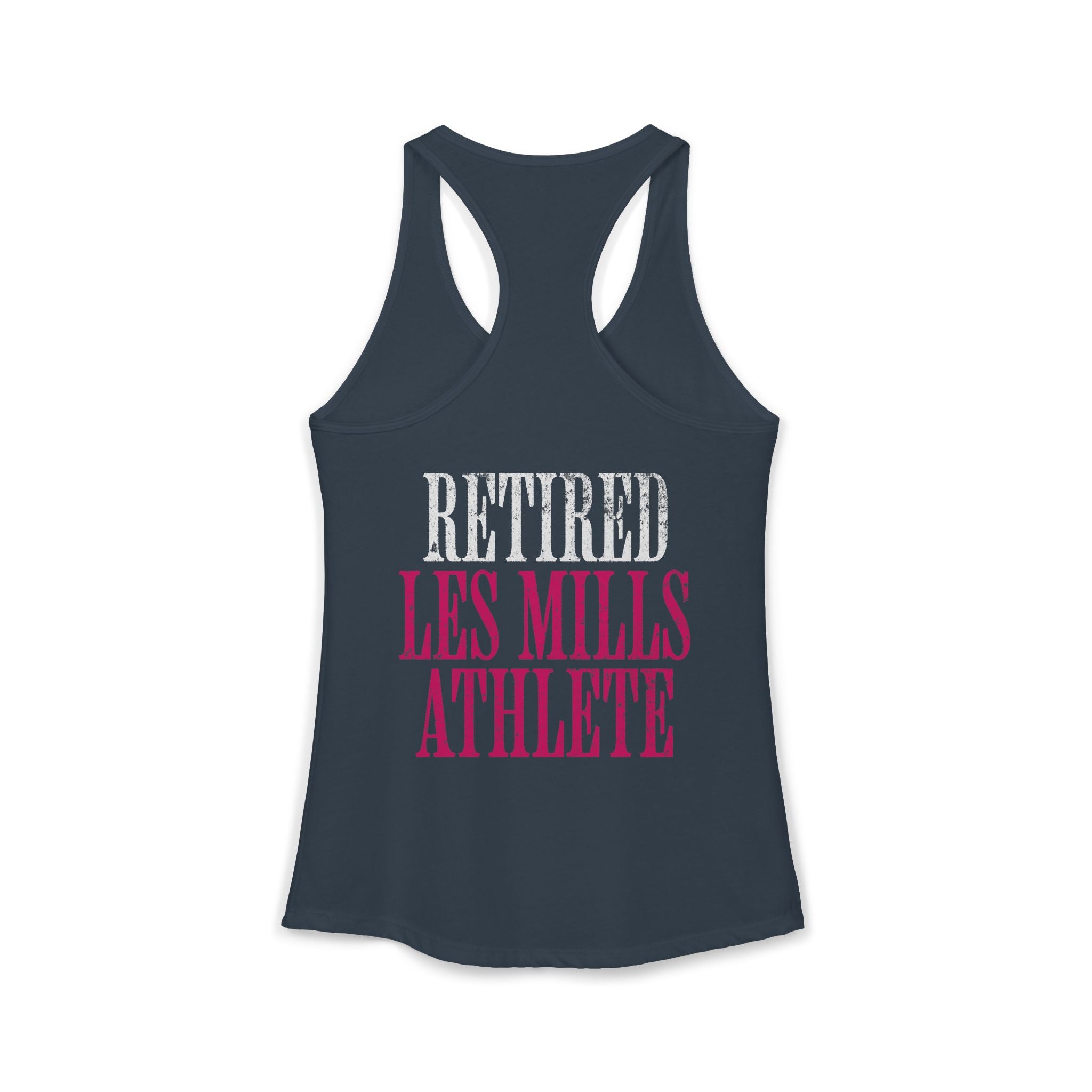 Retired Les Mills Athlete Workout Racerback Tank | Women's Gym Humor Top