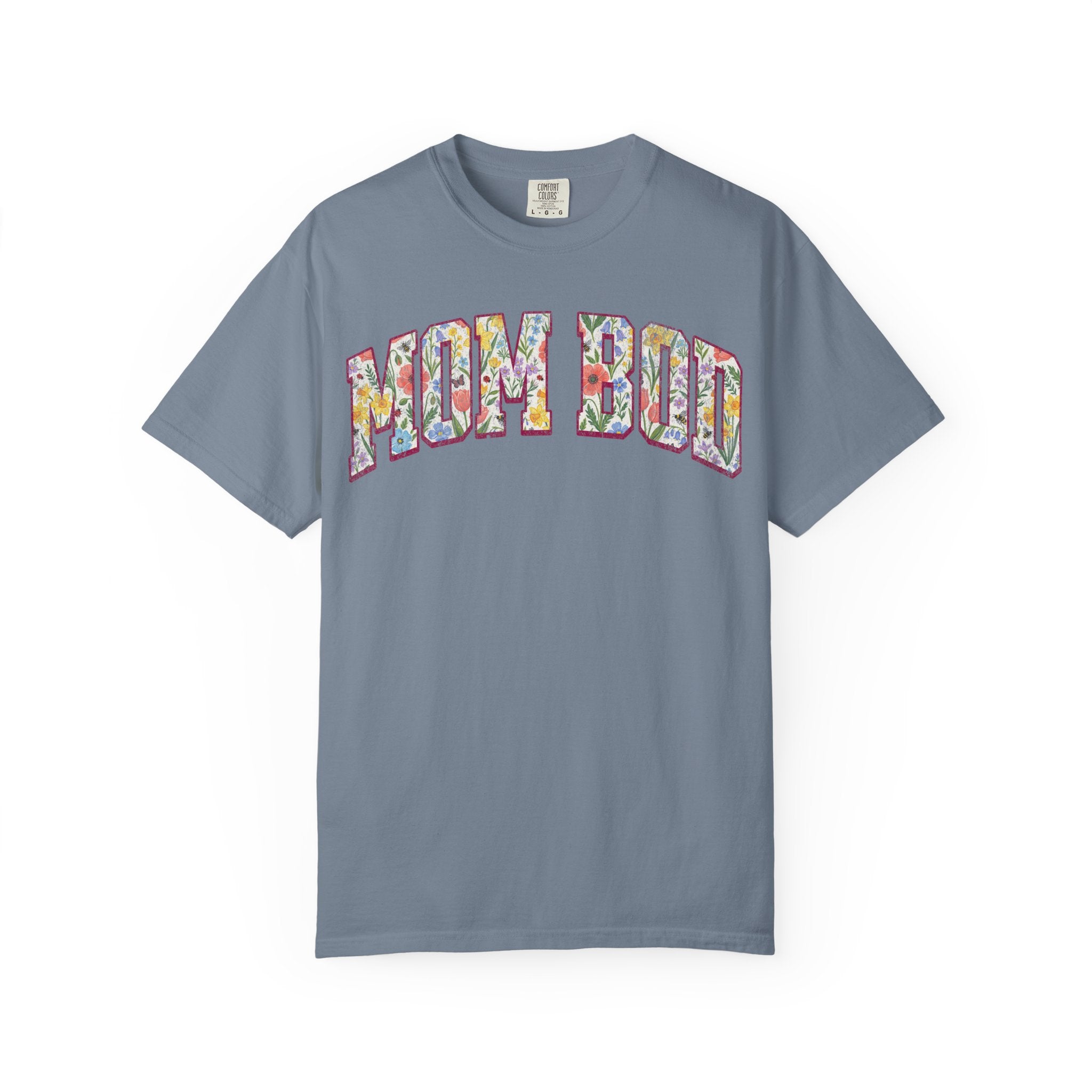 Mom Bod Floral T-shirt — Mothers Day Comfort Colors Tee