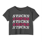 Stacks on Stacks Weightlifting Crop Top | Women's Festival Workout Tee