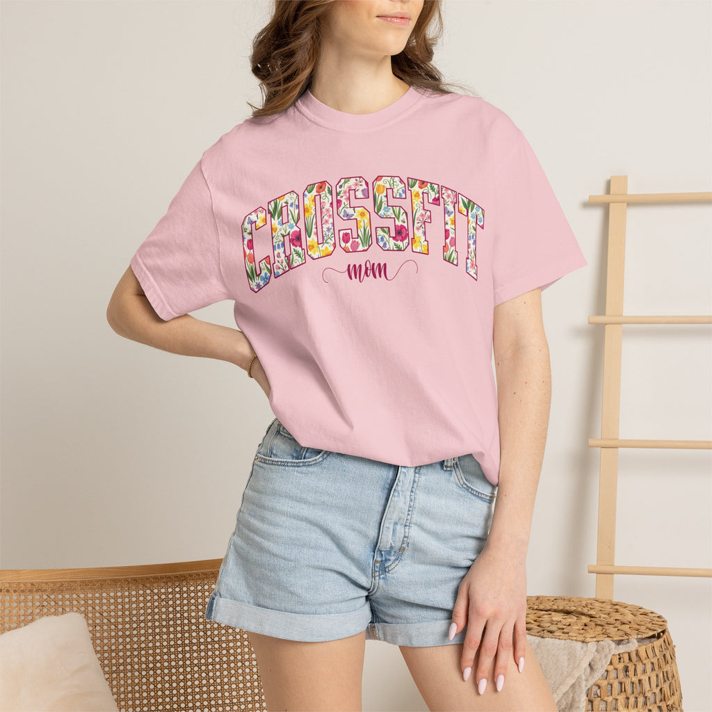 Crossfit Mom Workout Tee | Fit Mama Comfort Colors T‑Shirt