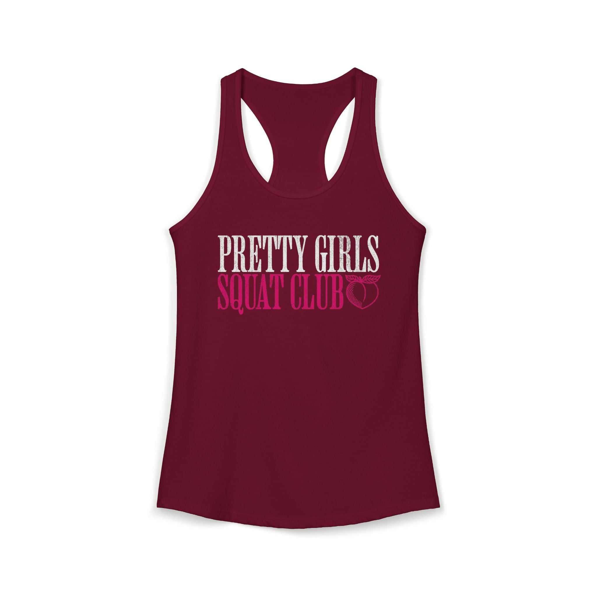 Pretty Girls Squat Club Racerback Tank | Women's Workout Top