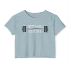 I Heart Squats Crop Top | Women's Weightlifting Workout Shirt