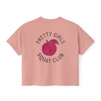 This Shirt Is Only For The Warm-Up Boxy T-shirt | Crossfit Workout Crop Top