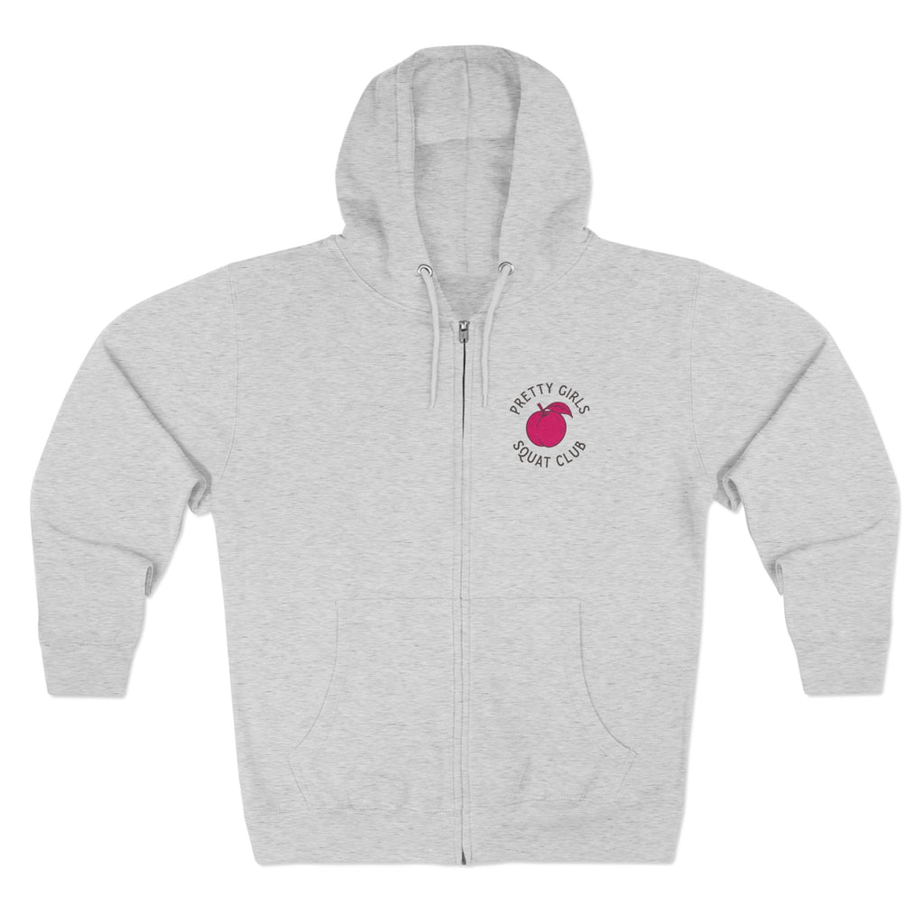 Lift Heavy Sht Zip Up Hoodie | Funny Women's Workout Sweatshirt
