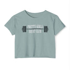 I Heart Squats Crop Top | Women's Weightlifting Workout Shirt
