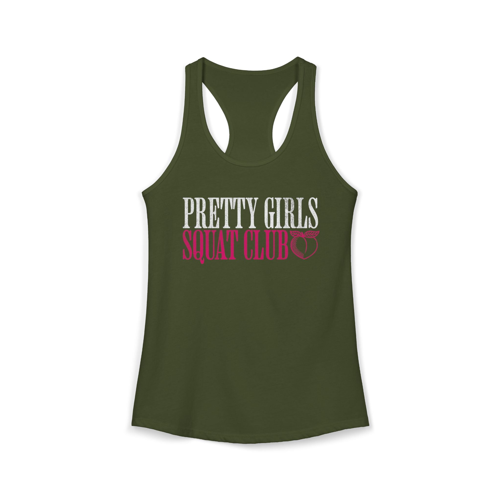 Pretty Girls Squat Club Racerback Tank | Women's Workout Top