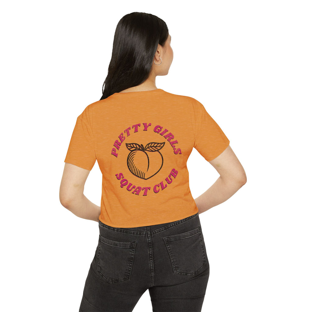 This Shirt Is Only for the Warm-up Crop T-shirt | Funny Women's Crossfit Gym T-shirt