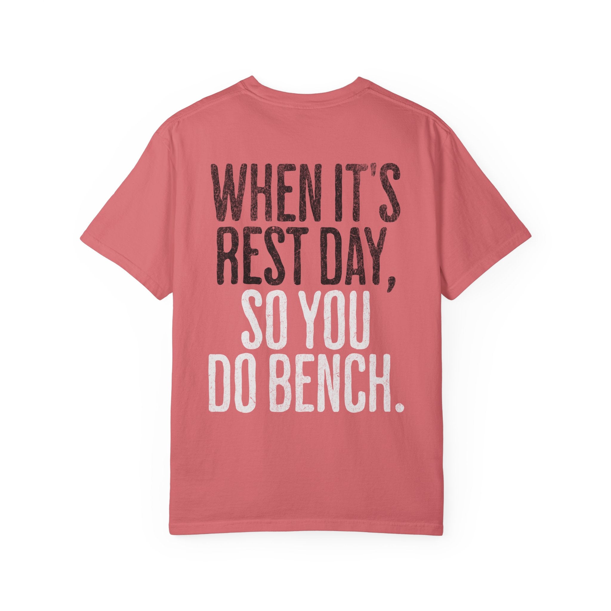 When it's Rest Day Workout T-shirt | Unisex Crossfit Humor Gym Tee