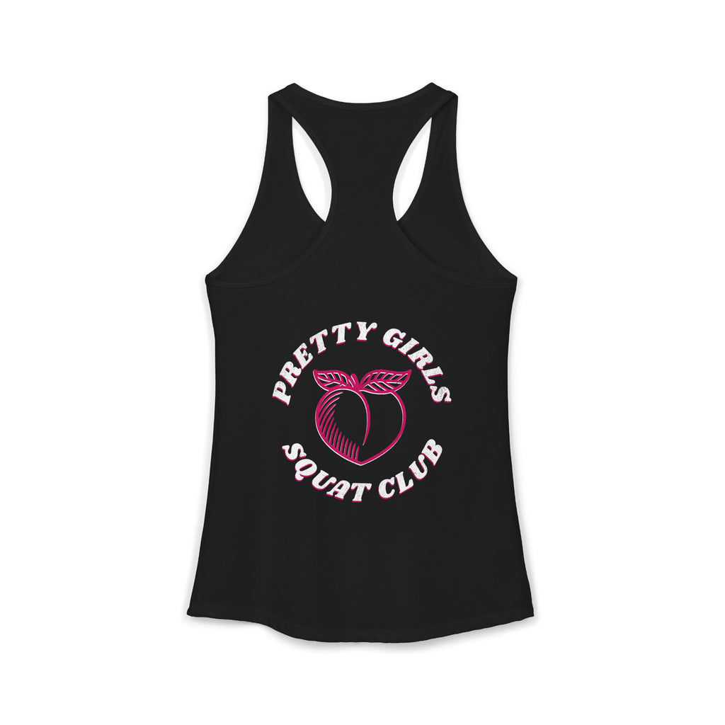 Embrace the Tuck Barre Tank Top | Women's Workout Humor Racerback Shirt