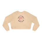 Thick Thighs Save Lives Cropped Pullover | Animal Rescue Workout Sweatshirt