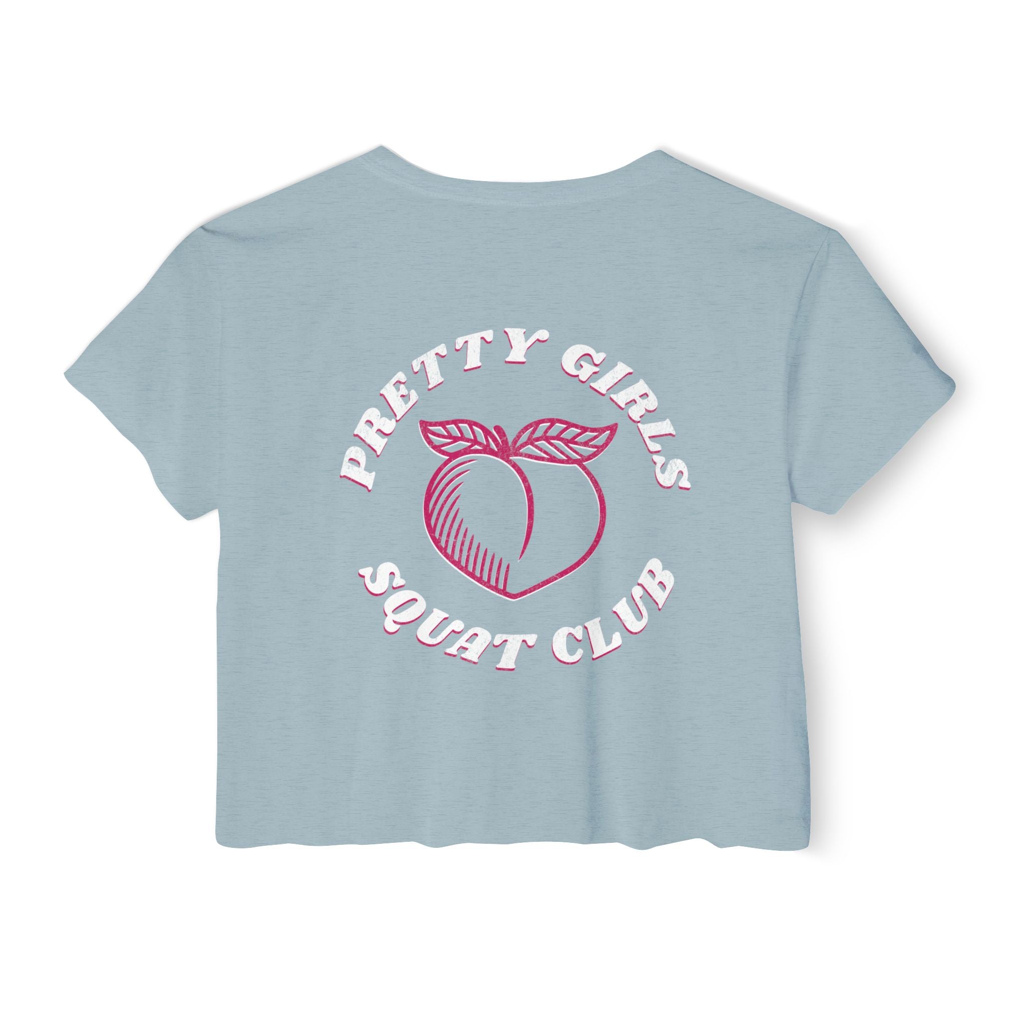 Well-Fed and Flourishing Crop Top | Women's Funny Crossfit T-shirt