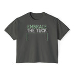 Embrace the Tuck Barre Crop Top | Funny Women's Workout Boxy Tee