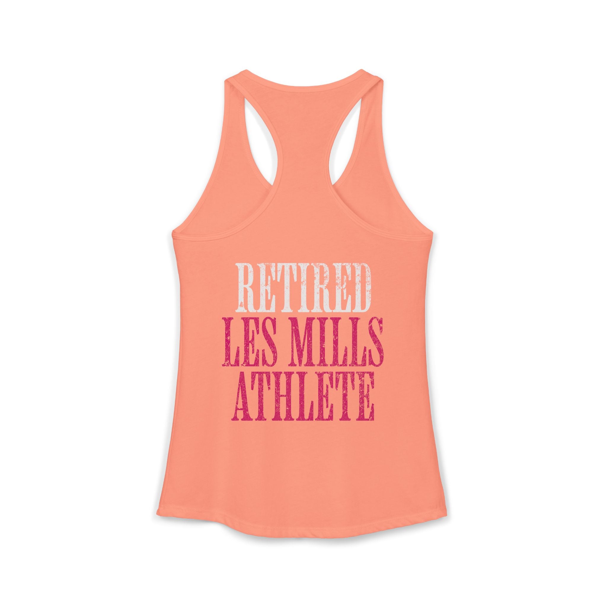 Retired Les Mills Athlete Workout Racerback Tank | Women's Gym Humor Top