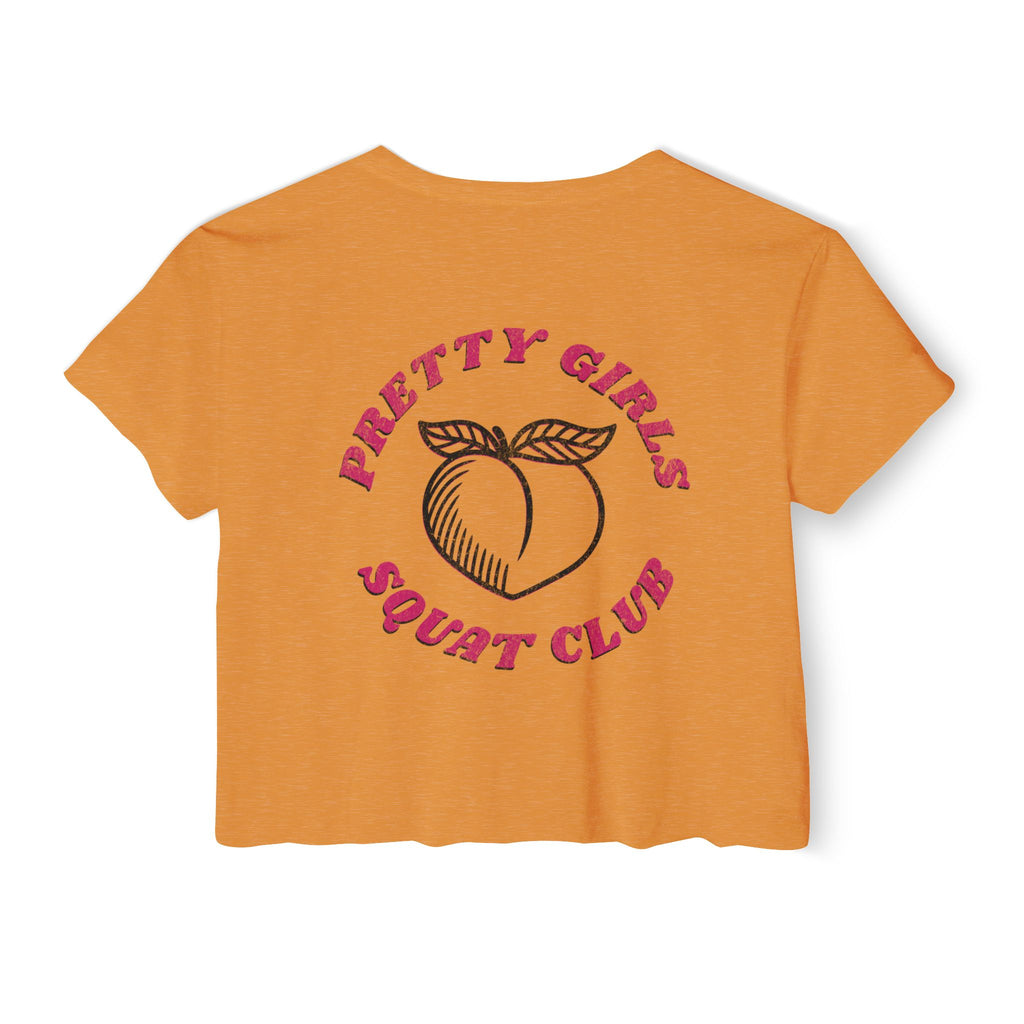 This Shirt Is Only for the Warm-up Crop T-shirt | Funny Women's Crossfit Gym T-shirt