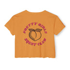 This Shirt Is Only for the Warm-up Crop T-shirt | Funny Women's Crossfit Gym T-shirt
