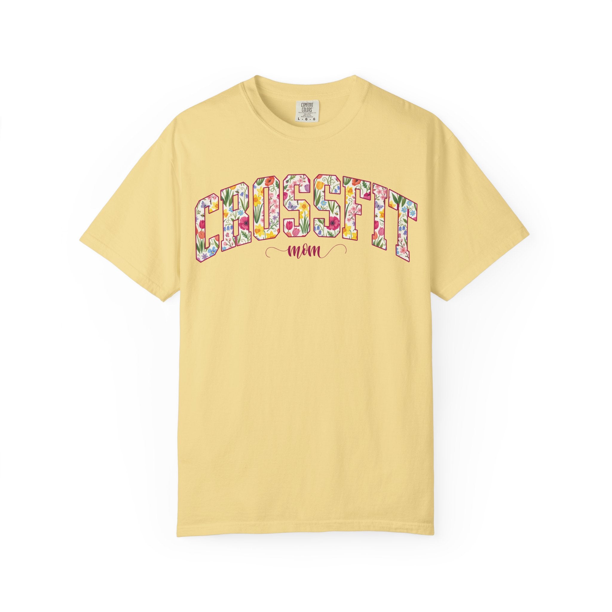 Crossfit Mom Workout Tee | Fit Mama Comfort Colors T‑Shirt