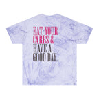 Eat Your Carbs & Have a Good Day T-shirt | Crossfit Humor Gym Tee