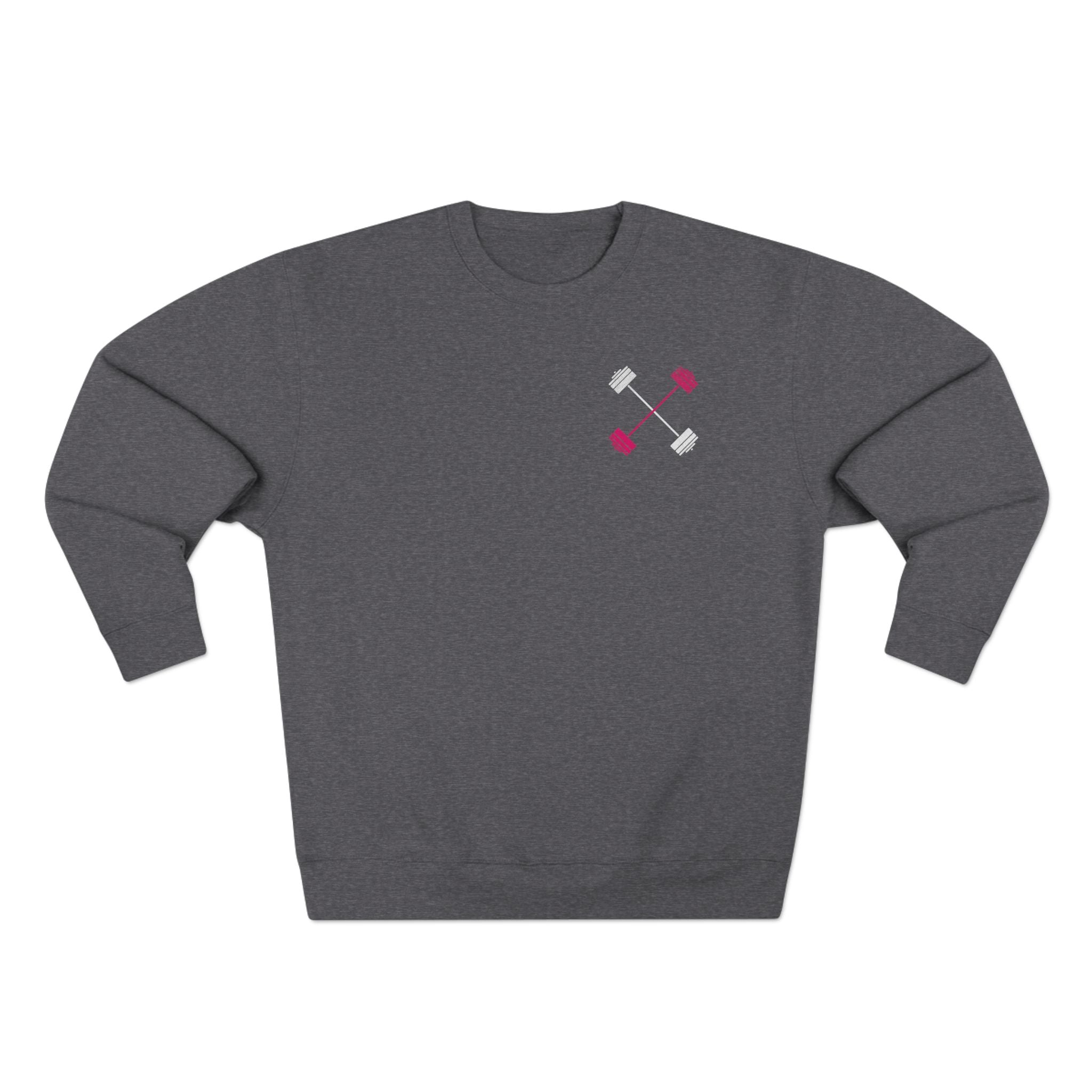 Do Hard Things Then Lift Heavier Crewneck Sweatshirt | Weightlifters Workout Pullover