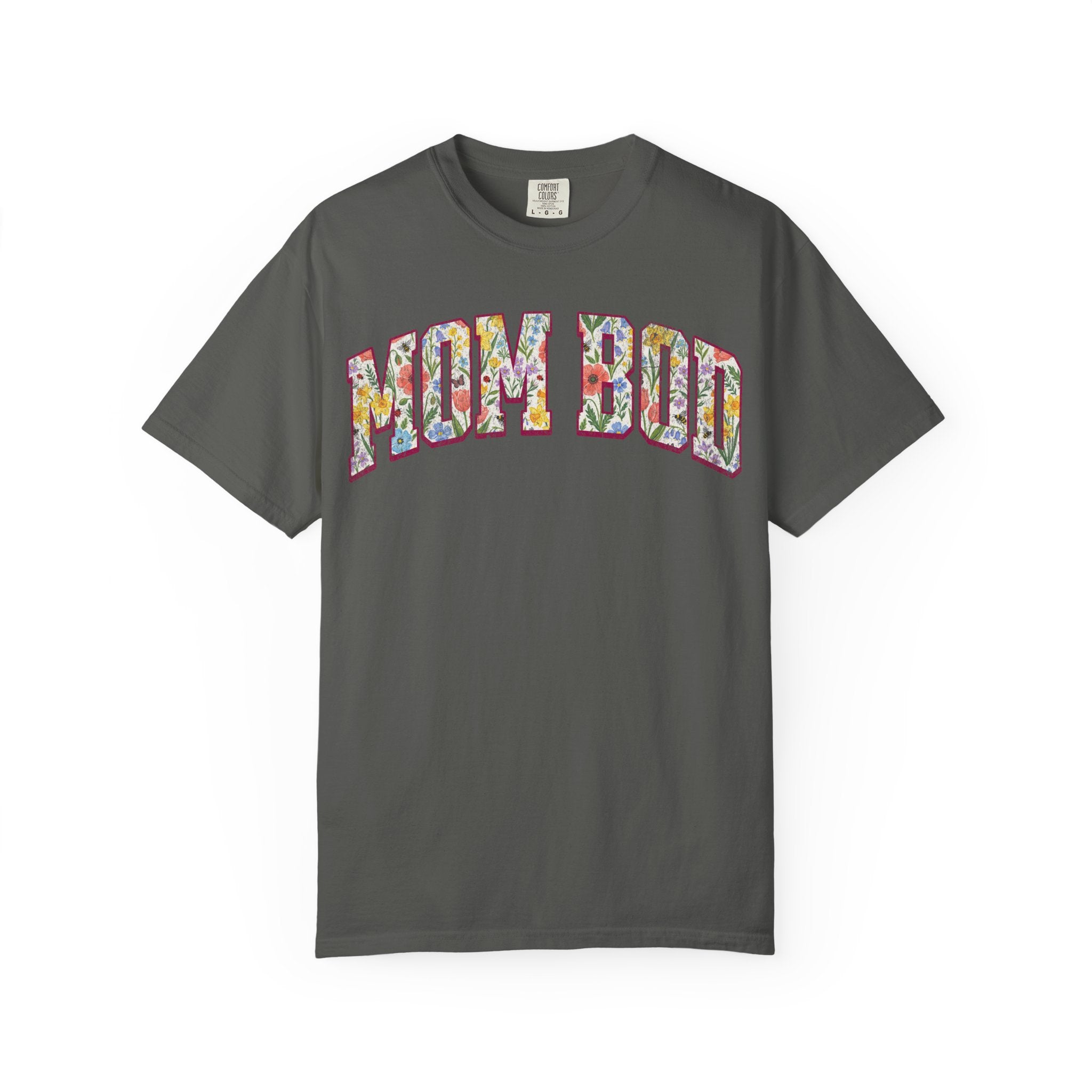 Mom Bod Floral T-shirt — Mothers Day Comfort Colors Tee