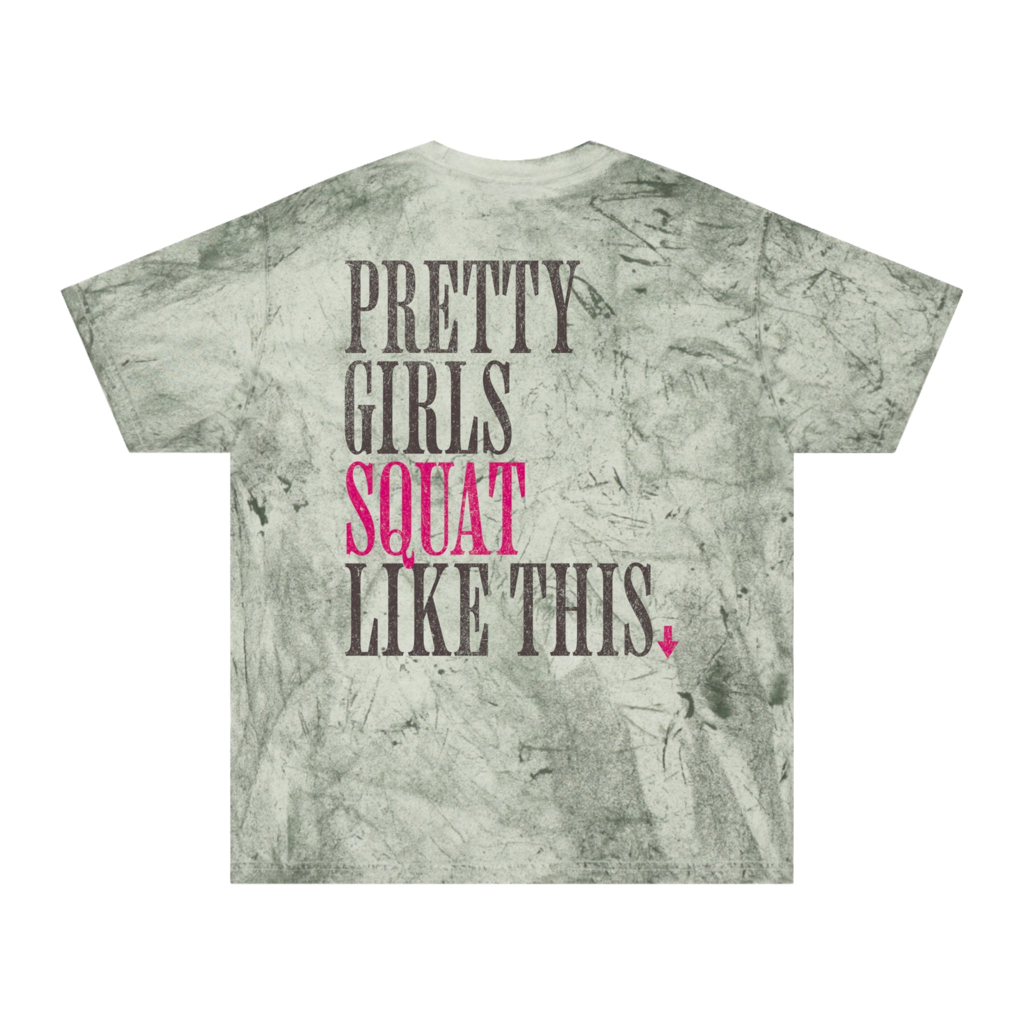 Pretty Girls Squat Like This T-shirt | Gym Humor Women's Workout Tee