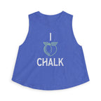 I Heart Chalk Workout Tank Top | Women's Crossfit Humor Crop Shirt